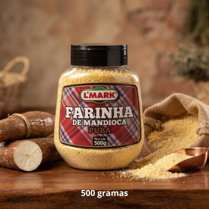 Farinha de Mandioca Puba 500g Artesanal